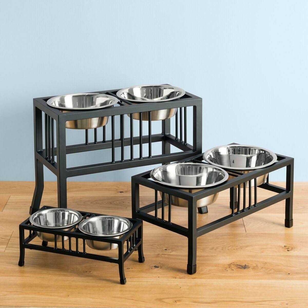 Double Raised Dog Bowl E91073