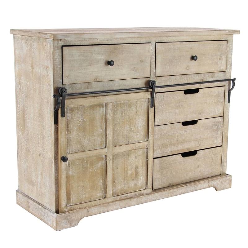 Modern Rectangular 5 Drawer Accent Cabinet V973