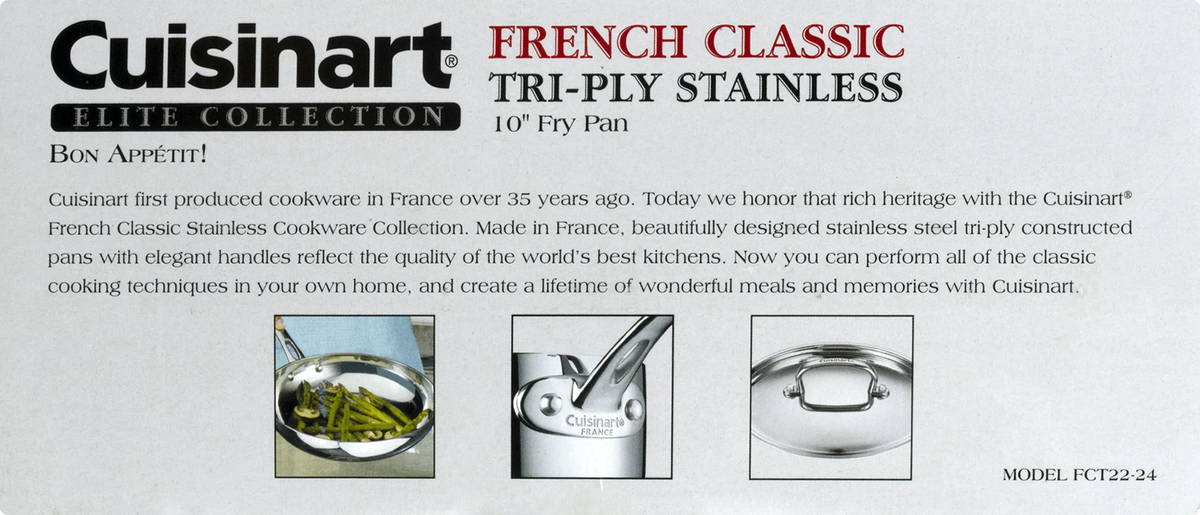 10" Tri-Ply Stainless Fry Pan U297