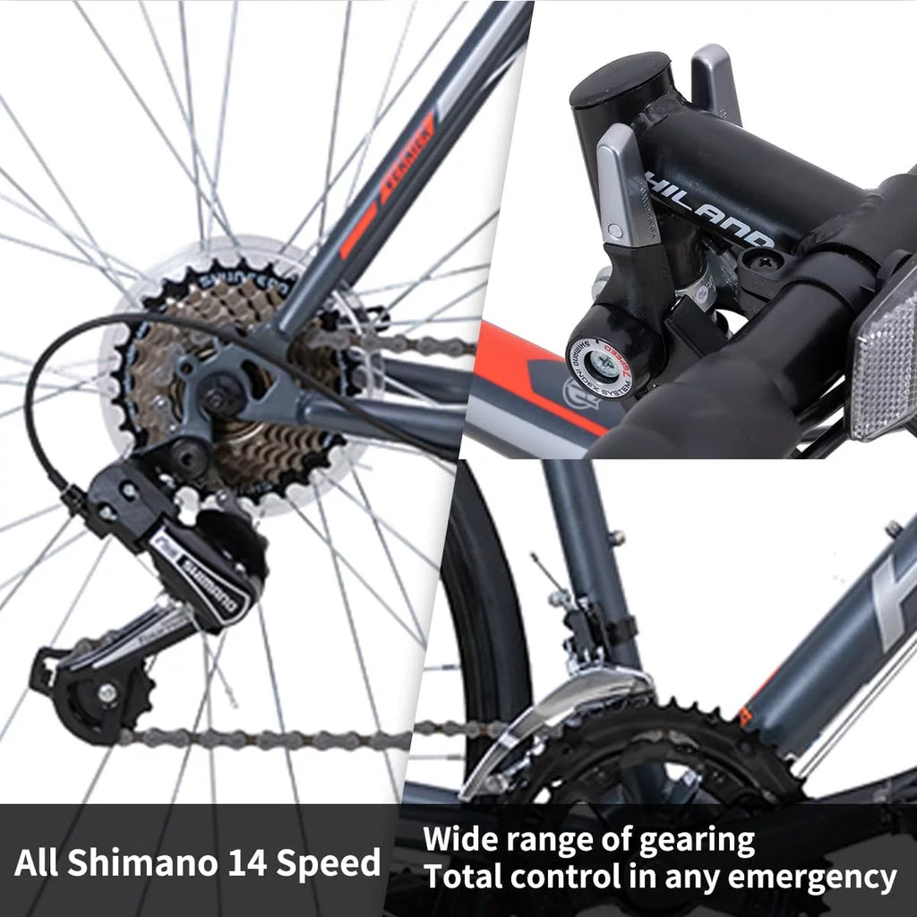Aluminum 700C 14 speeds Road Bike V38980