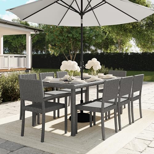 Brown Set of 2 Stackable Patio Armchairs Y15290