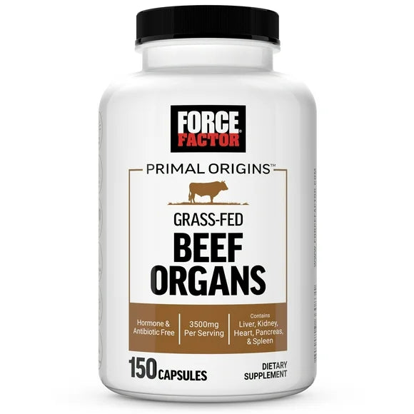 Pasture-Raised Grass Fed Beef Organ Supplement 150 Capsules Z38173
