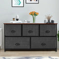 5 Drawer Fabric Dresser Storage Tower T757991