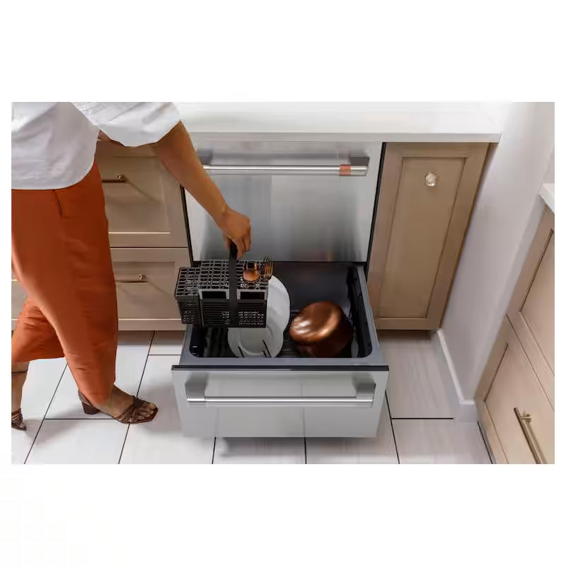 Matte Black Double Drawer Dishwasher P66230