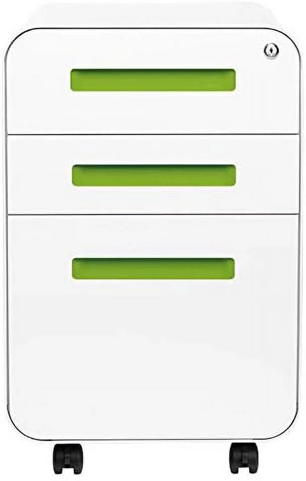 3 Drawer Metal File Cabinet with Lock Z793467