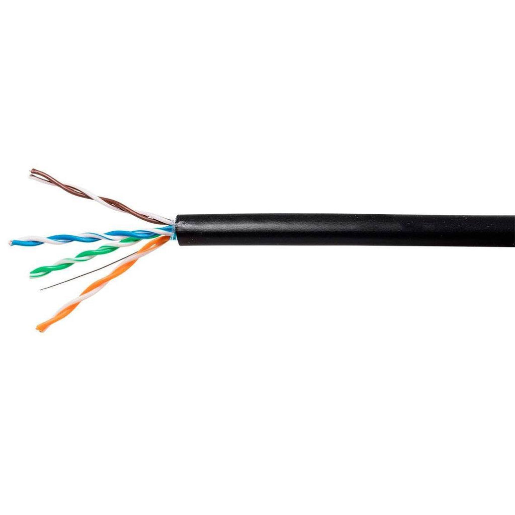 1000ft Cat5e Bulk Bare Copper STP 24AWG Outdoor Direct Burial Solid Cable G568