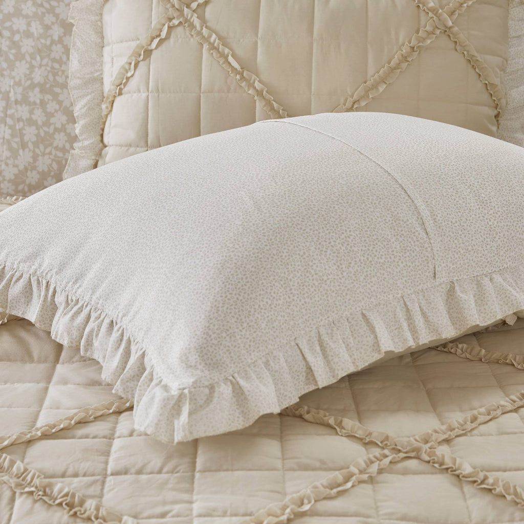 9 Piece Cotton Percale Queen Duvet Cover Set I6829
