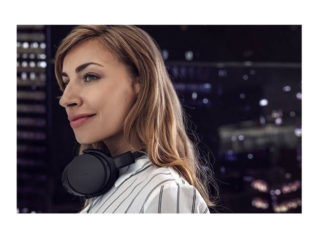Bluetooth Wireless Over-Ear Headset - Noise-Canceling - Black H37509