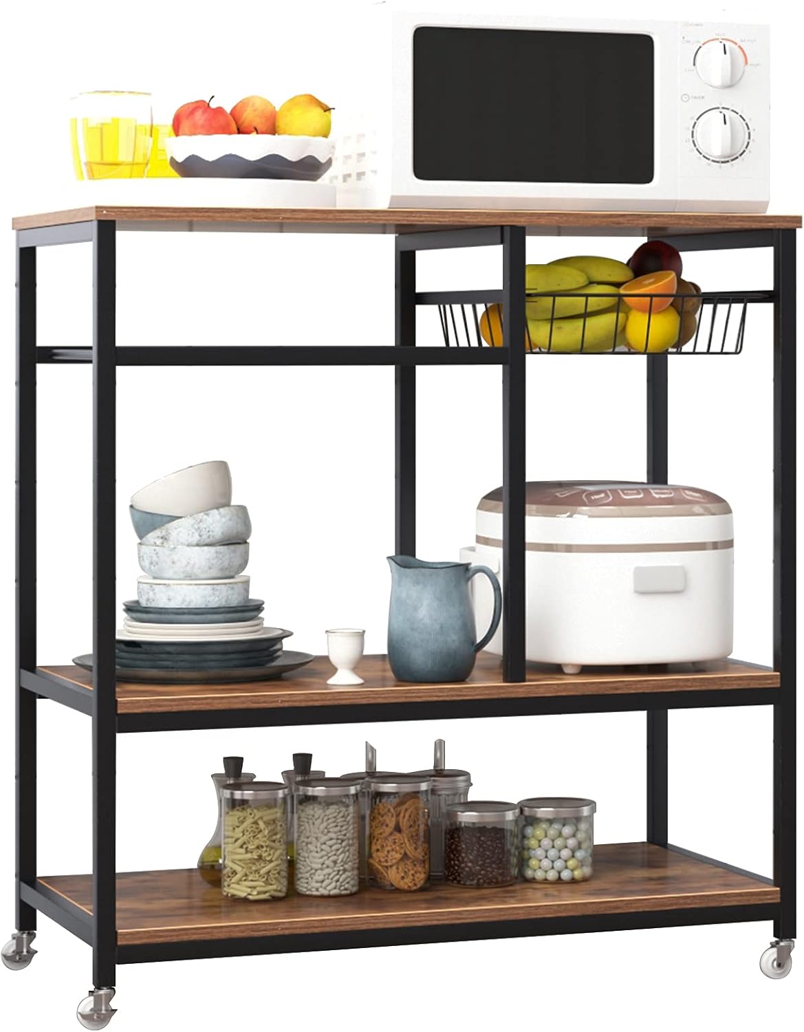 Kitchen Baker's Rack Rustic Brown M805