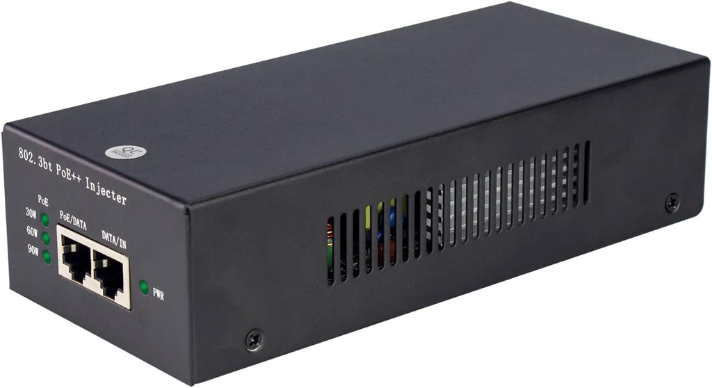 PoE Injector Adapter 95W Gigabit Ultra PoE++ Injector Metal housing T722