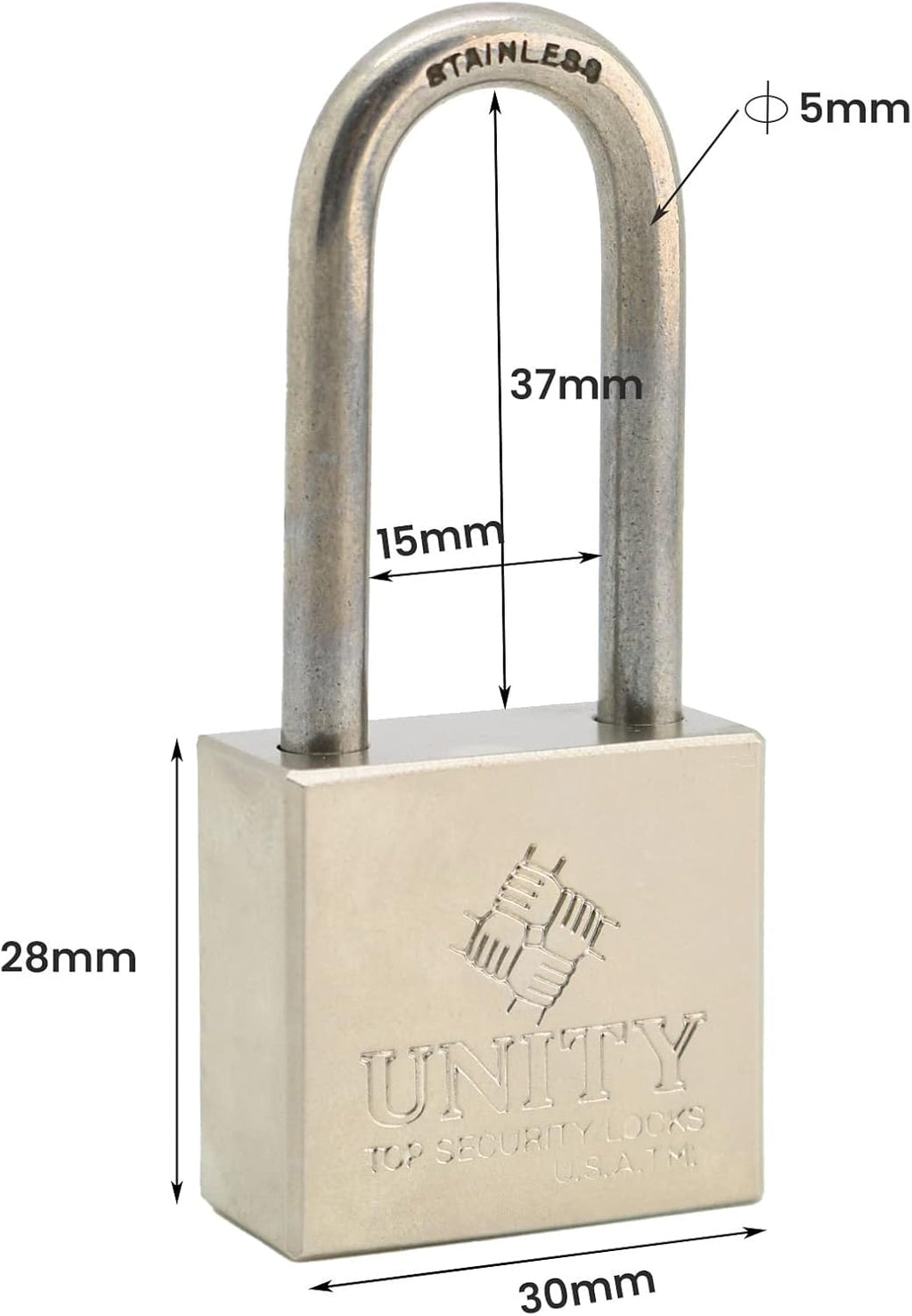 24 Pack Brass Keyed Alike Padlock with Long Shackle R57968