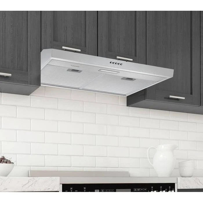 30 in. Convertible Under Cabinet Range Hood in Stainless Steel Y561