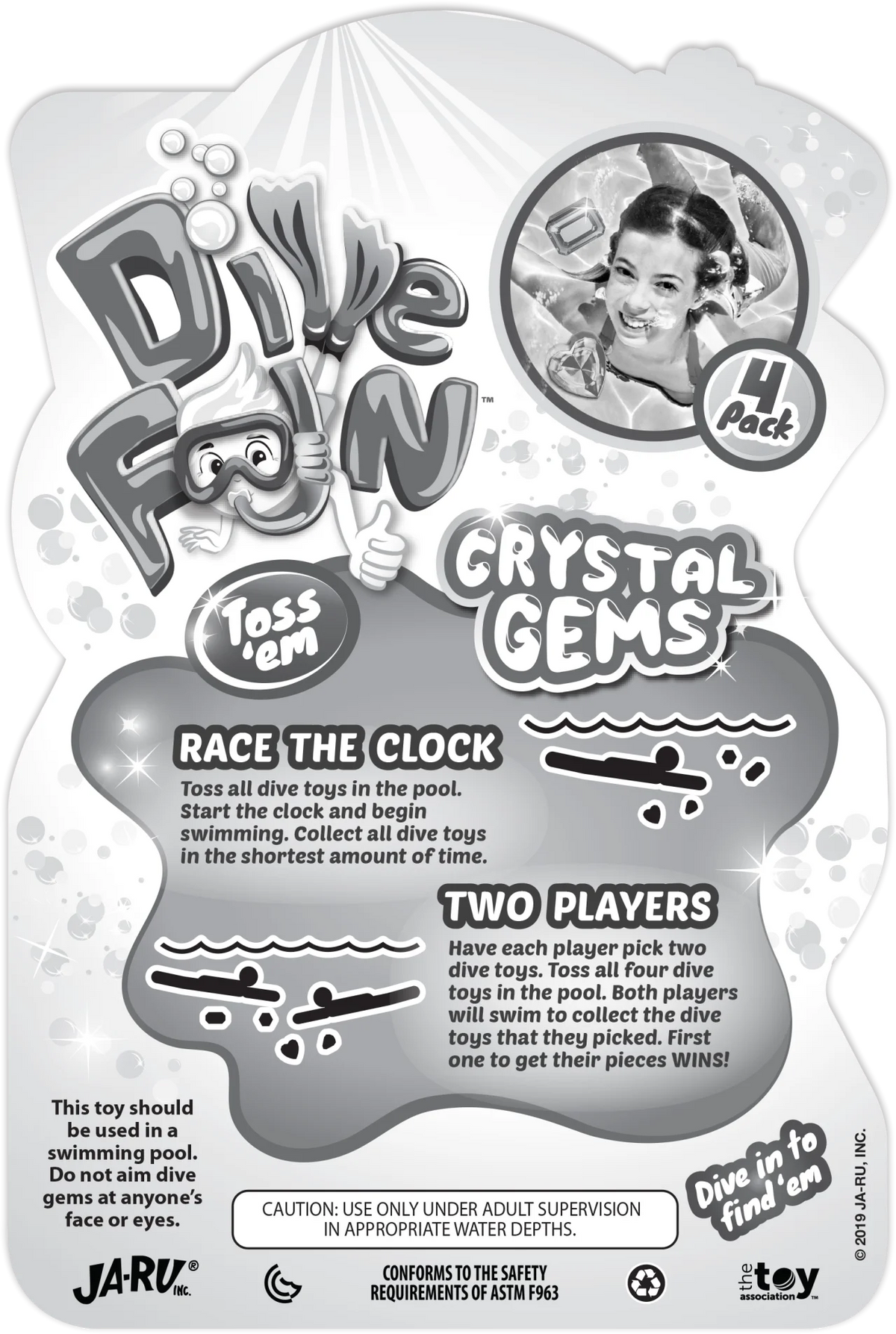 Diving Gems Dive Crystals Swimming Pool Dive Toys Sinker for Kids V8825
