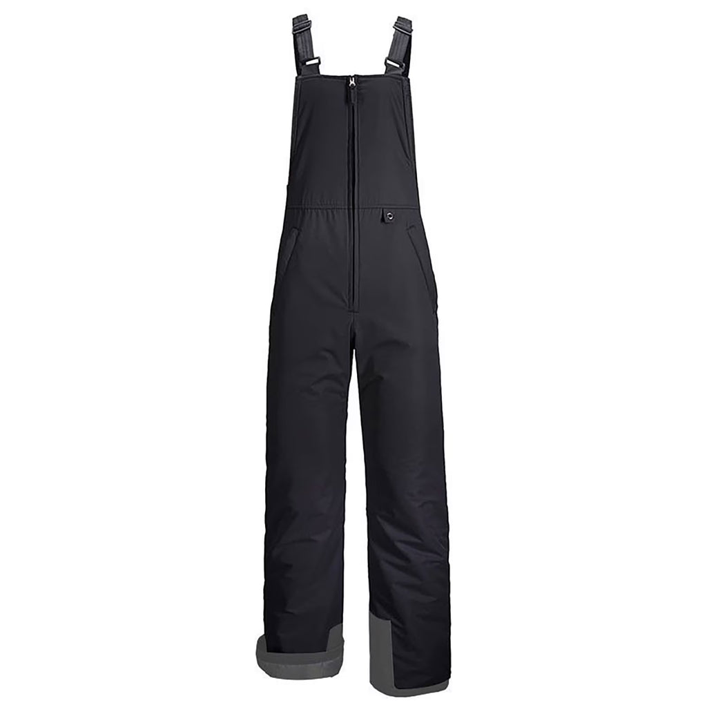 Kids Snow Pants Water-Resistant Windproof Thicken Lined Ski Pants with Snow Gaiters O84387