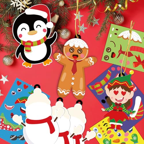 36 Pack Christmas Ornament Craft Kit D654