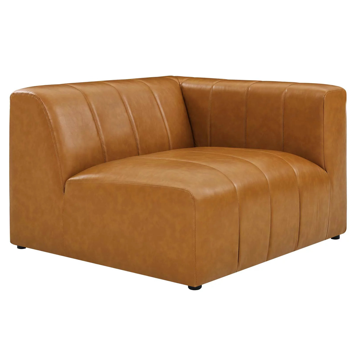 Vegan Leather 4-Piece Sectional Sofa Y32969