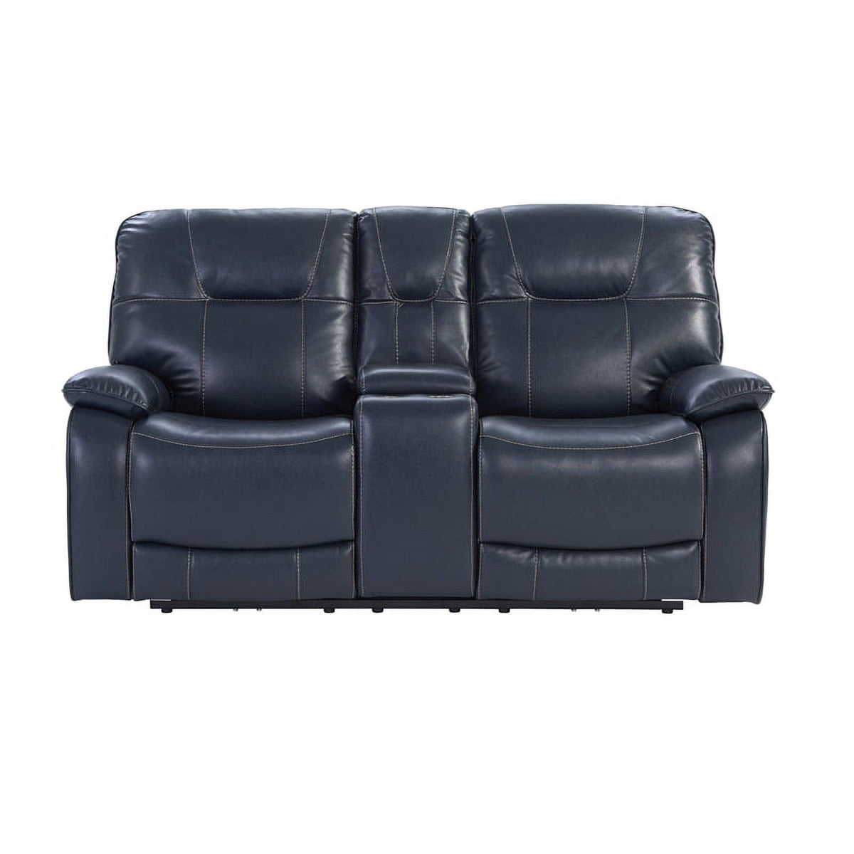 Admiral Blue Power Console Loveseat O71806