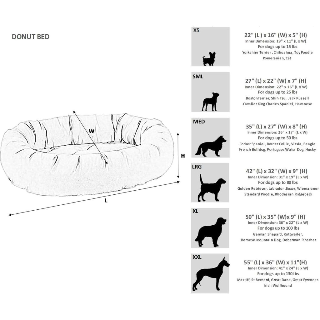 Donut Dog Bed W85606
