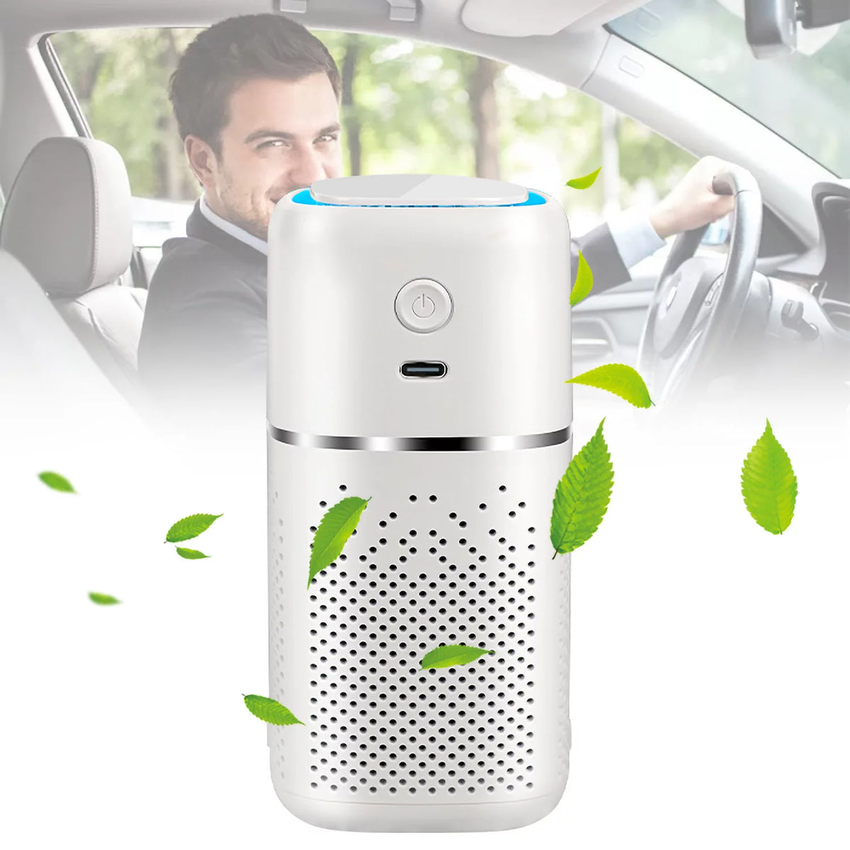 Portable True HEPA Air Purifier White K69207