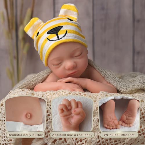 16 Inch Full Platinum Silicone Reborn Baby Doll V45989