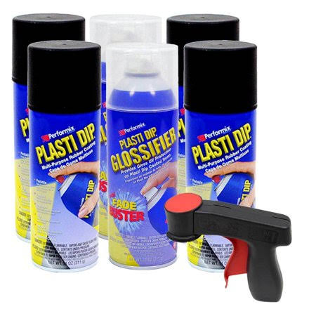 Black Rim Kit 4 Aerosol Cans 2 Aerosol Cans Glossifier 1 Cangun E722645