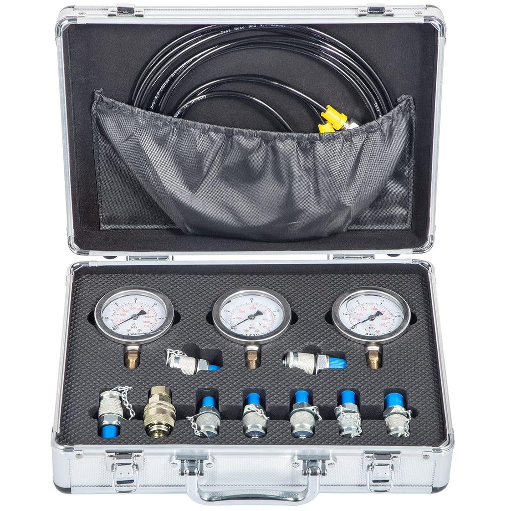 Hydraulic Pressure Test Kit 25/40/60Mpa 9 Couplings O30799