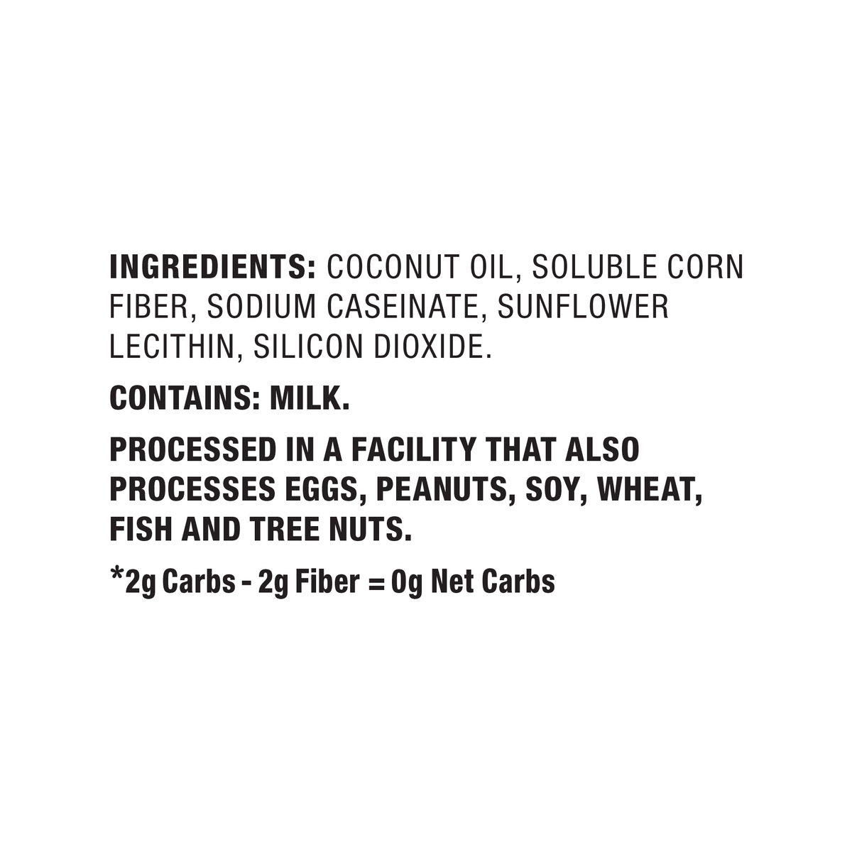 Coconut Oil Powder, Unflavored, 20 oz Z19865