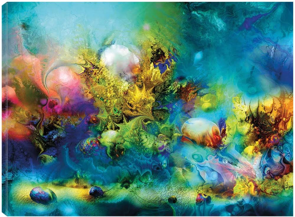 Emerald Canvas Art 32x24 A10973