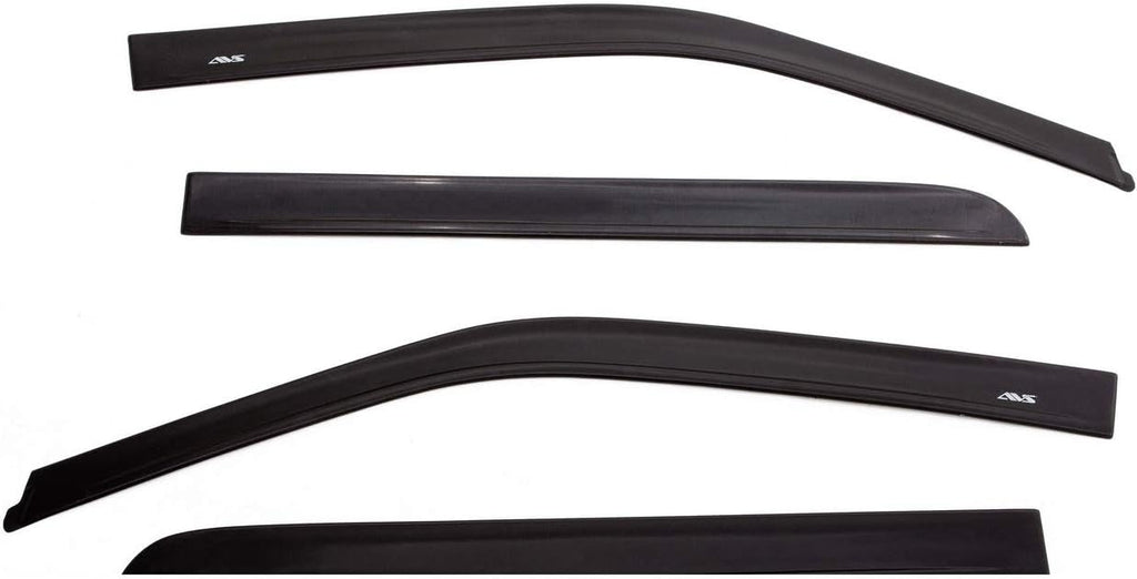 Dark Smoke Side Window Deflector 4-Piece Set R969
