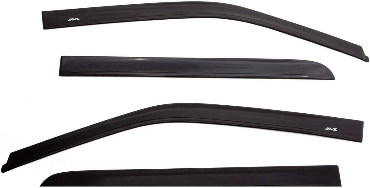 Dark Smoke Side Window Deflector 4-Piece Set R969