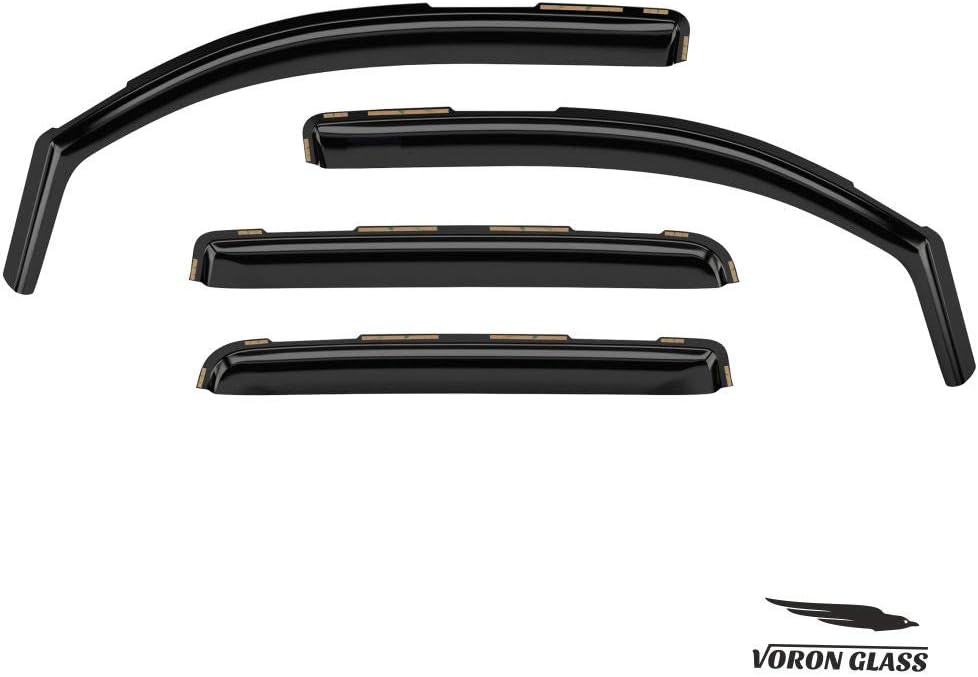 4 Pieces Glass Rain Guards for Trucks D325633