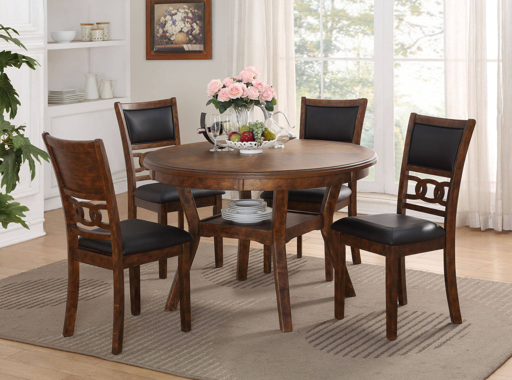 Brown 42x22 Counter Drop Leaf Table with 2 Chairs I318191