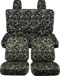Camouflage Seat Covers Full Set Front & Rear U591