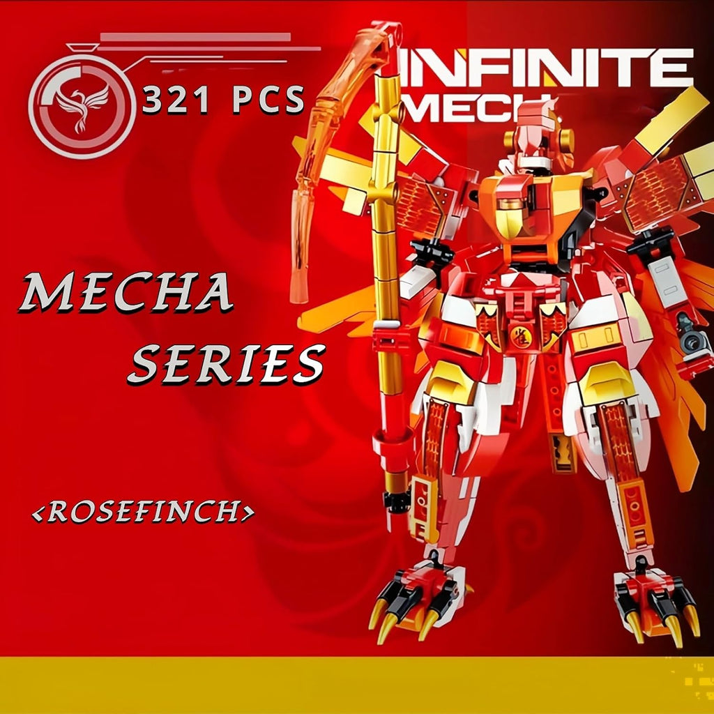 Red Ninja Figure Toy Building Blocks Set D855