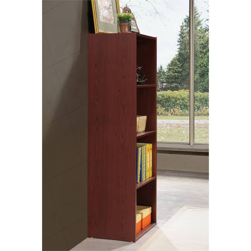 Mahogany 4-shelf Bookcase Q53992