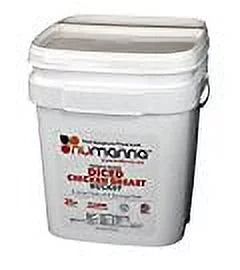 Seasoned Ground Beef Hamburger Bucket 36 Meals Emergency Survival Food Storage Kit V30229