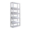 White 6 Shelf Bookshelf M883
