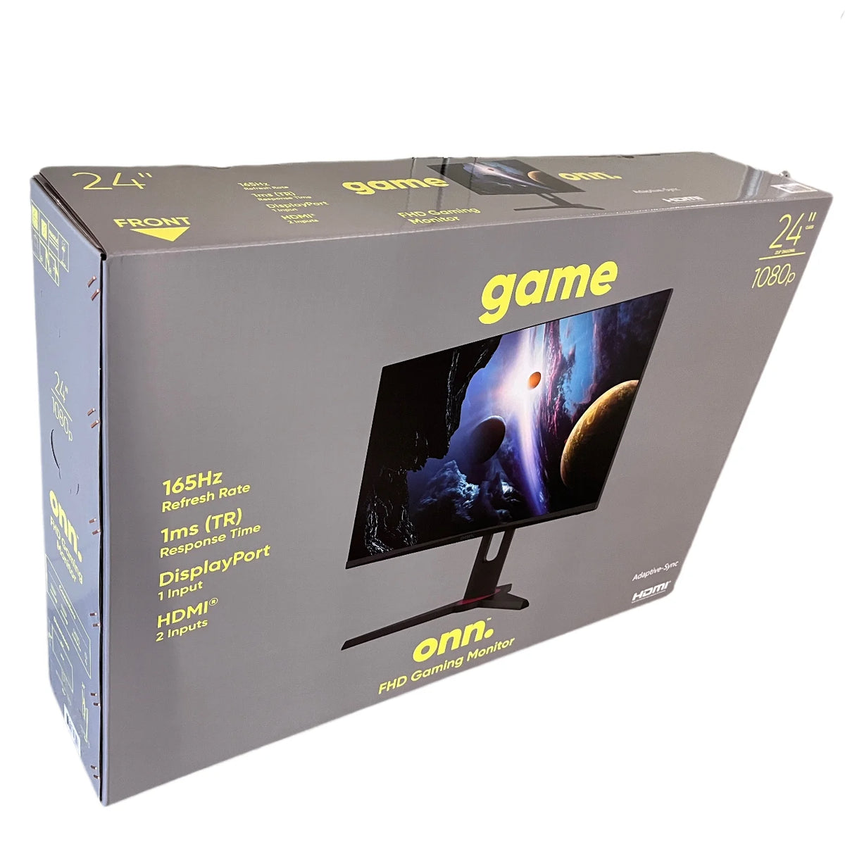 24" FHD 165hz 1ms Gaming Monitor, Black W86900
