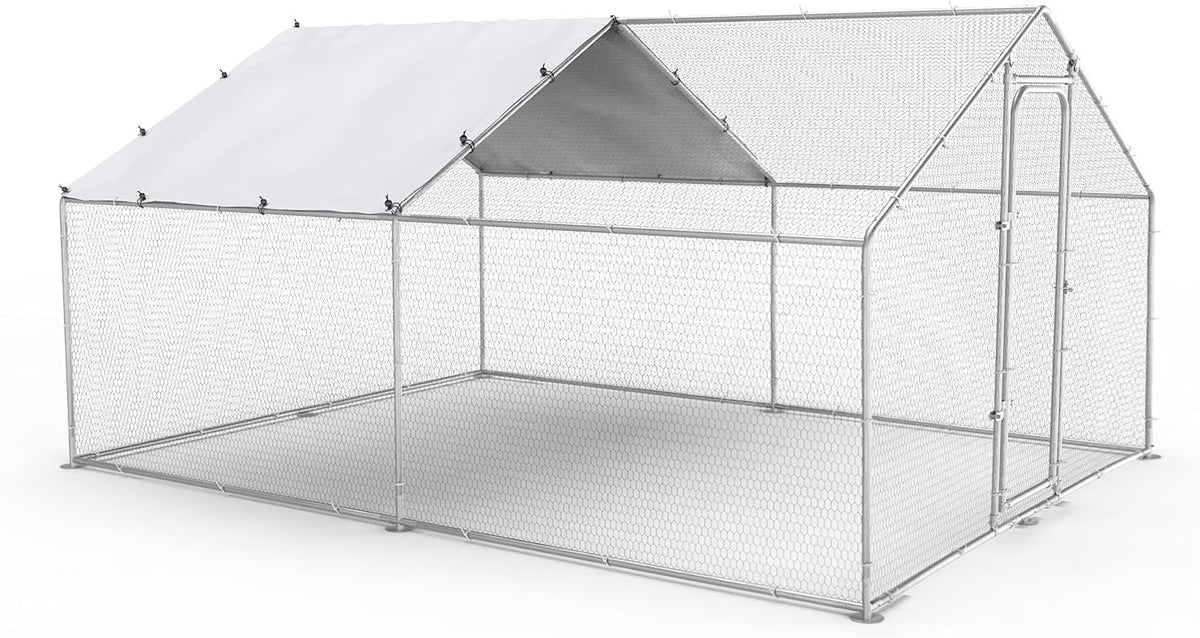 Large Metal Chicken Coop Run G4824