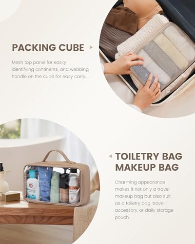 Travel Duffle Bag with Shoe Compartment, 42L Overnight Bag, 3Pcs Set E69072