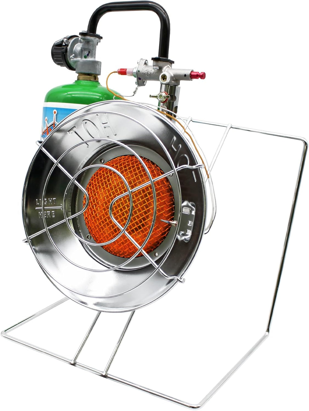 Portable Propane Heater Cooker 15,000 BTU Silver I51072