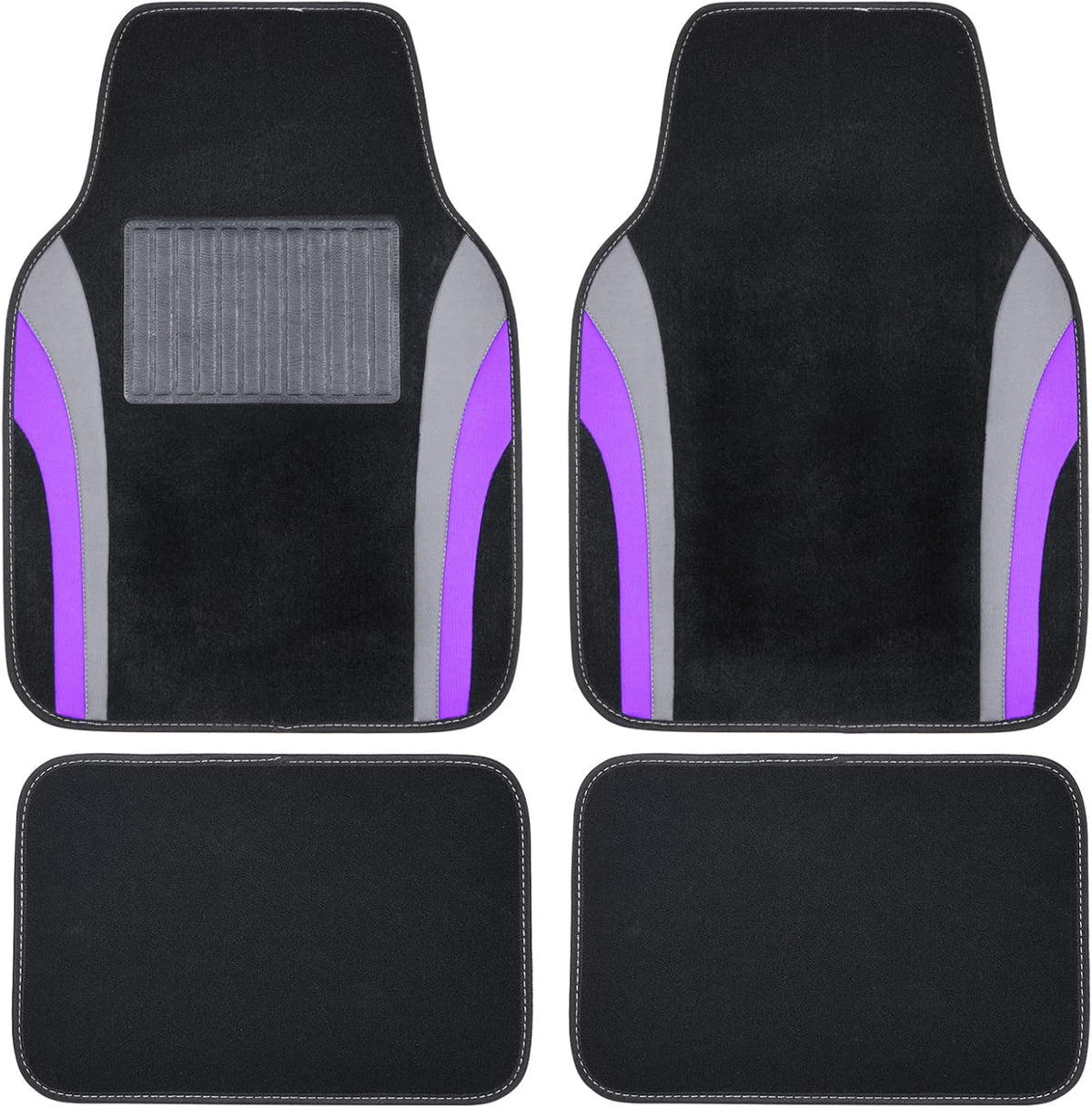 Colorful Universal Fit Car Floor Mats Set of 4 W475821