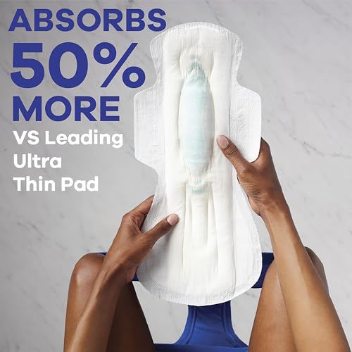 20 Count Heavy Overnight Maxi Pads with Wings F518