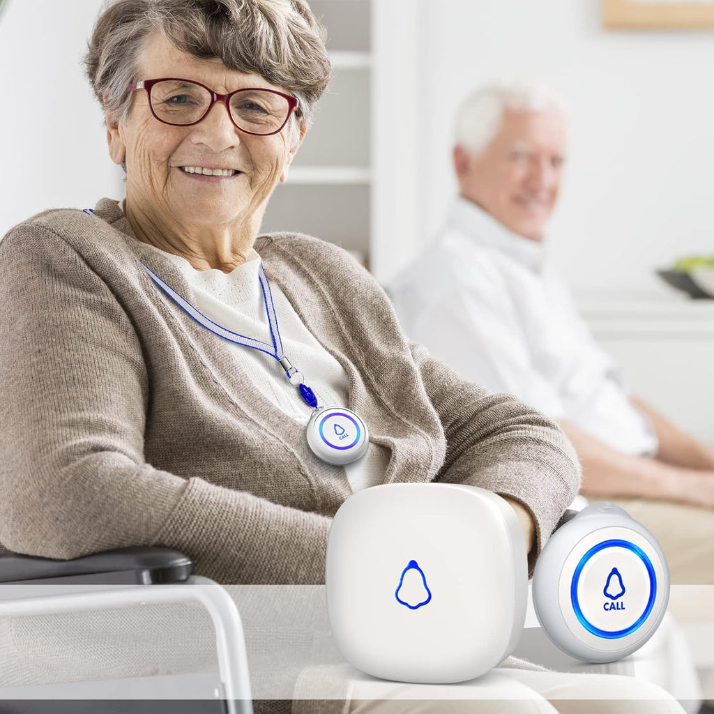 Medical Alert System with 3 Call Buttons and 3 Receivers A3238