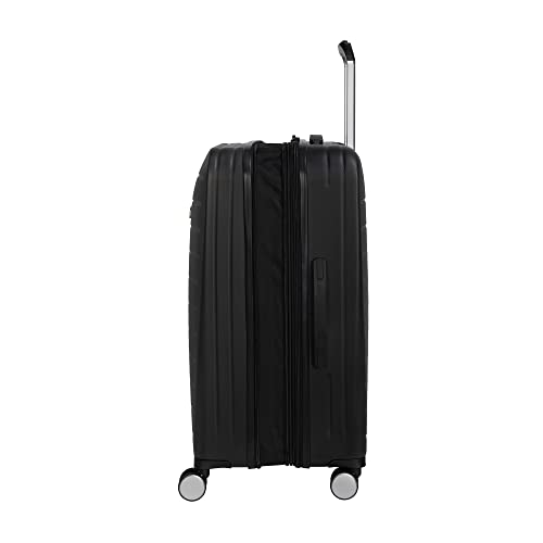 32" Hardside Checked Expandable Spinner, Smoke Blue W859260