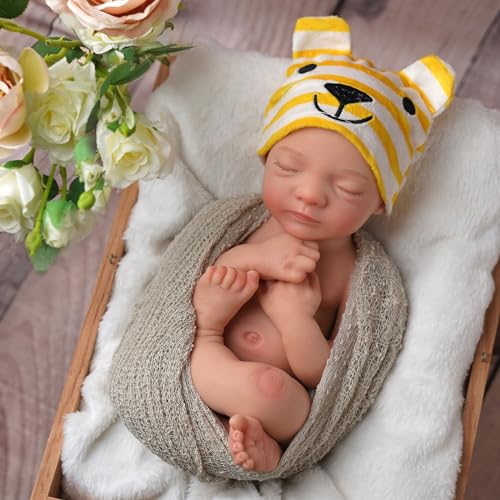 16 Inch Full Platinum Silicone Reborn Baby Doll V45989