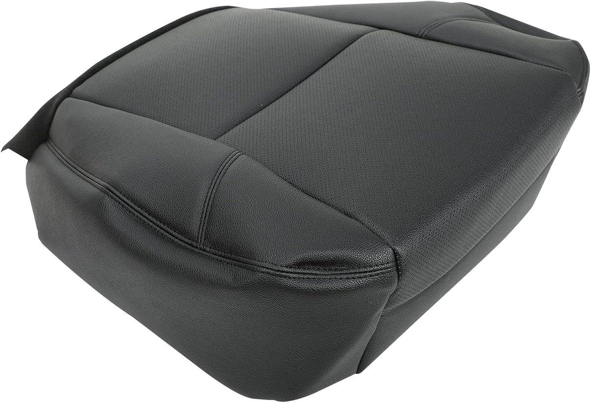 Driver Side Bottom Perforated Leatherette Seat Cover Black X755160