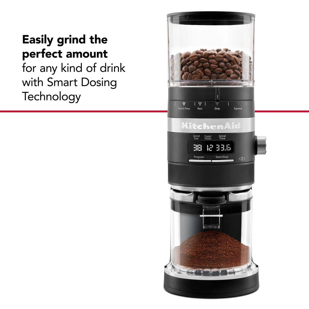 Black Matte Burr Coffee Grinder C962