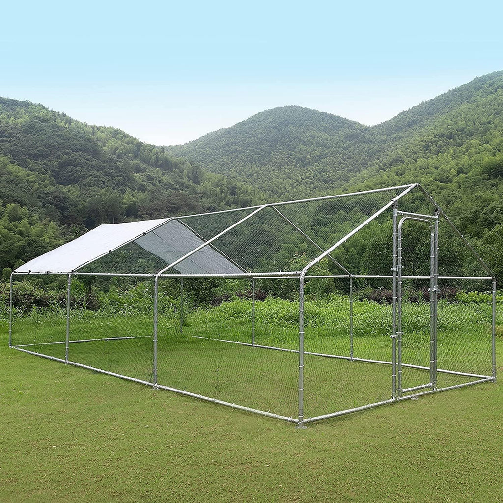 Large Metal Chicken Coop Run G4824