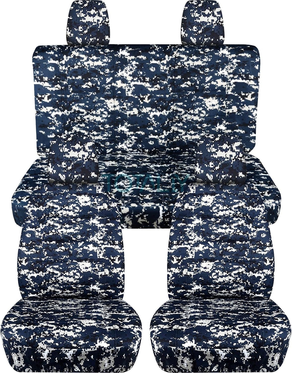 Camouflage Seat Covers Full Set Front & Rear U591